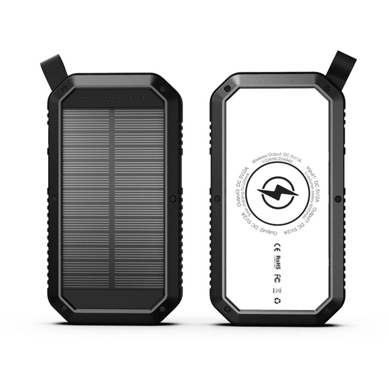 Was sind die Vorteile einer wasserdichten Solar-Powerbank mit 20.000 mAh im Vergleich zu herkömmlichen Powerbanks?