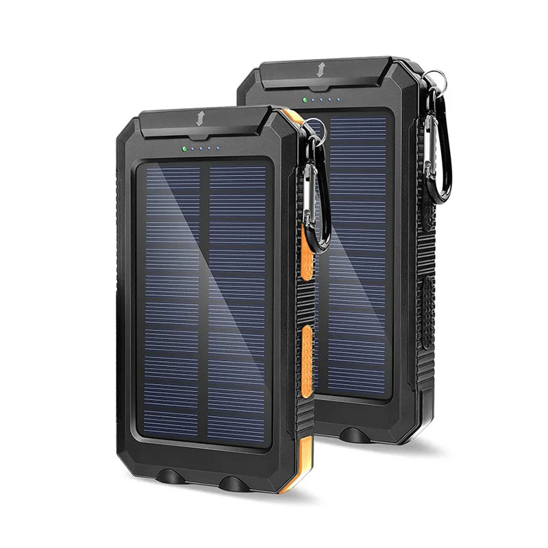 Solar-Powerbank, schnelles Aufladen für Mobiltelefone, 20.000 mAh